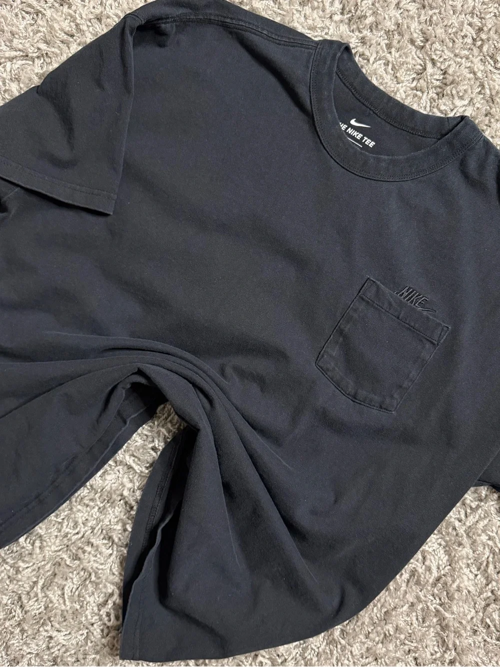 Nike Black On Black Pocket Shirt